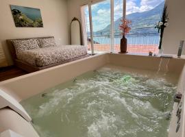Villa Giulietta lake view Jacuzzi Spa 108，位于布里维奥的酒店