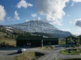 Lägenhet med utsikt mot Gaustatoppen, ski in ski out