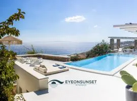 villa EYEONSUNSET - MAGICAL PLACE -PRIVATE pool -SEA and SUNSET VIEW -NO WIND -
