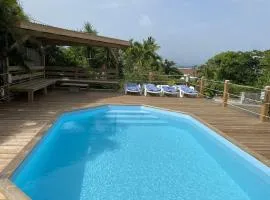 Villa de 5 chambres a Le Vauclin a 500 m de la plage avec vue sur la mer piscine privee et jardin clos
