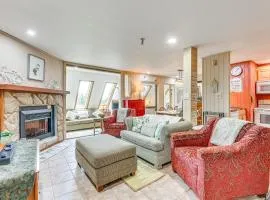 Walk to Slopes Snowshoe Condo with Sunroom