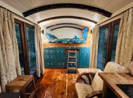 The Railway Carriage，位于Glasbury的山林小屋