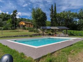 Piccolo Ulivo Ranch villa with panoramic pool，位于苏比亚诺的酒店