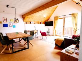 birds-nest Ferienwohnung Balkon Kaminofen，位于Darstein的酒店