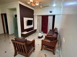 Coast & Comfort Stays - 2 BHK home in Panjim，位于帕纳吉的酒店