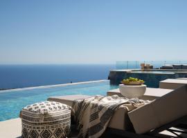 Elpida Luxury Villa, with Infinity Pool & Jacuzzi, By ThinkVilla，位于Skinária的酒店