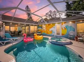 Funky Flamingo 3Kings Beach Gear Hot Tub & Pool