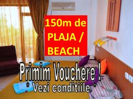 Garsoniere Victor Seaview Aer Conditionat- Bucatarie-Primim Carduri Vacanta-Pet Friendly la 3 minute de Plaja Reyna-Zoom Beach，位于康斯坦察的酒店