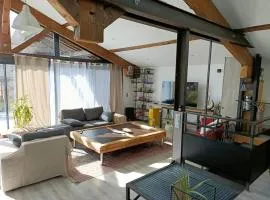 Appartement spacieux à Saint-Jean-Lasseille avec vue sur montagne