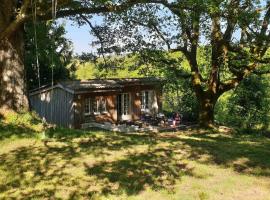 Chalet en bois，位于Saint-Cernin-de-lʼHerm的木屋