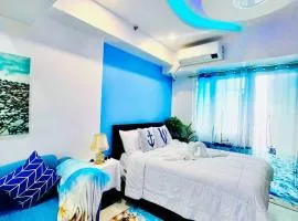 Cozy & Marine-inspired Mariners Cruise Deluxe Unit with Manila Bay View