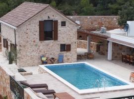 Family friendly house with a swimming pool Basina, Hvar - 23475，位于弗班吉的酒店