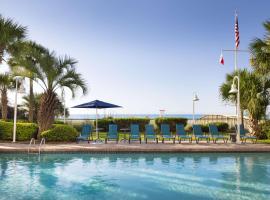 默特尔比奇海滨汉普顿酒店套房，位于默特尔比奇的酒店