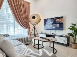 Rawang Home near Aeon 15 Pax WIFI Game Smart TV