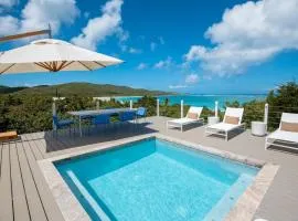 Punta Flamenco's Sea View Villa at Culebra, Puerto Rico with private pool