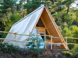 Glamping Fonte Murata，位于费拉约港的豪华帐篷