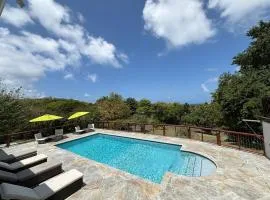 Private villa with large pool & 5min walk to beach