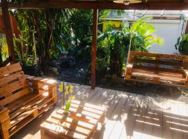 Appartement charmant a Basse Terre 25 m² avec jardin，位于巴斯特尔的酒店