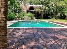 Casa Monos - Playa y piscina