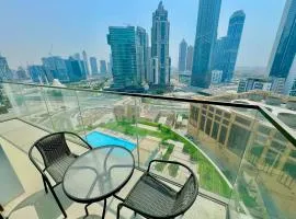 Modern 2BR Near Dubai Mall & Burj Khalif