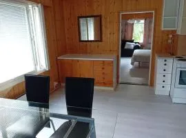 Tilava yksiö suurella puutarhalla