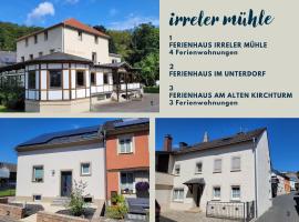 Irreler Mühle Ferienwohnungen und Ferienhäuser，位于Irrel的豪华型酒店