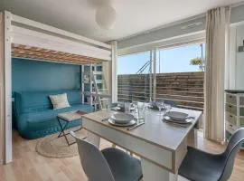 À 43m de la plage, studio pour 4