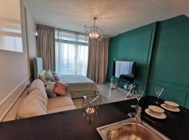 Jupiter Saadiyat Beach New York Abu Dhabi university Studio Apartment，位于阿布扎比的公寓