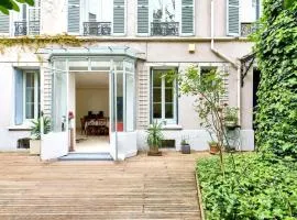 Appartement spacieux à Aubervilliers de 130 m² avec jardin privé