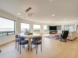 Spacious Camano Home with Hot Tub and Water Views!