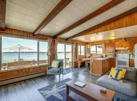 Oceanfront Cottage with Patio and Views in Birch Bay!