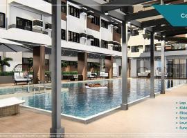 BE Residences Luxury Studio Apartments, AC, Pool, Gym, near IT Park，位于宿务的酒店