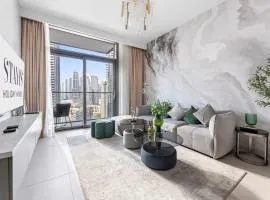Stayis -1 BR Partial View of Burj khalifa