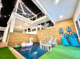 De' ozone ongsa pool villa หน้าหาดบางเสร่