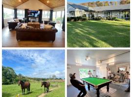 Hilltop Farm house Party house