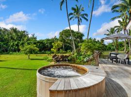 Coconut Hut home，位于Kilauea的酒店