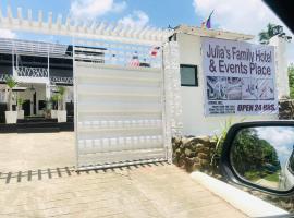 Julia's Family Hotel & Events Place - DANGCAGAN, BUKIDNON , PHILIPPINES，位于Dancagan的酒店