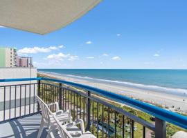 Coastal Getaway Ocean Views, Retro Game & Pools by myBeach Vacation Rentals，位于默特尔比奇的酒店