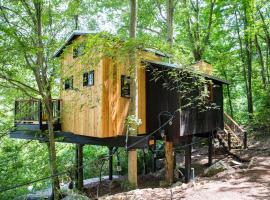 Treetop Hideaways: The Elements Treehouse，位于Flintstone的酒店