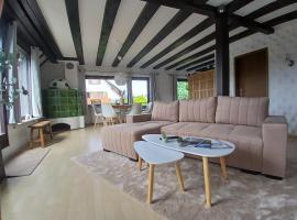 Ferienwohnung Lodge am See - Terrasse - Kachelofen in ruhiger Lage nahe Schluchsee，位于施卢赫湖的酒店