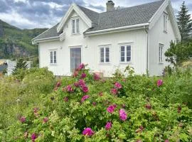 Romantisk hus-med panorama utsikt over lofotodden