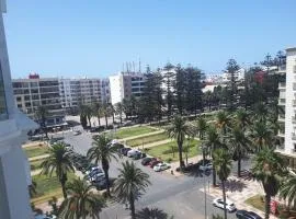 bel appartement vue sur parc et à 5 min de la plage