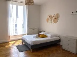 Grand appartement lumieux avec parquet