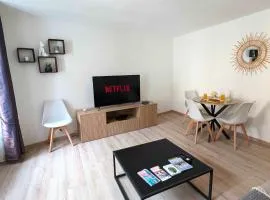 Hyper-centre Melun, 2 pièces, Wi-Fi et Netflix