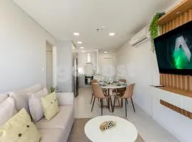 New-exclusive 2-bedroom Apt In Molas Lpez Area
