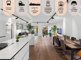 FamilienParadis Pool Garten Grill Parkplatz Fitness Tischtennis，位于纽伦堡的酒店