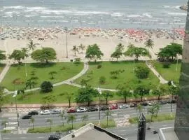 Apartamento frente a praia Santos