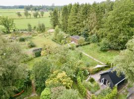 Natuurhuisje in Drenthe inclusief biologisch ontbijt，位于Nieuwlande的木屋