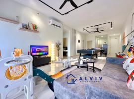 NEW! The Apple Residence I 2-3BR I Game I 5min Jonker - Managed by Alviv Homestay，位于马六甲的带停车场的酒店