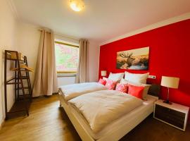 Ruhige und einladende Wohnung in Leutasch，位于洛伊塔施的酒店